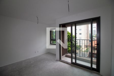 Sala - Quarto - Studio de kitnet/studio para alugar com 1 quarto, 25m² em Campo Belo, São Paulo