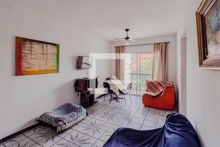 Sala de apartamento para alugar com 2 quartos, 100m² em Mar E Céu, Guarujá