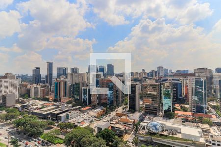 Vista da Varanda da Sala de apartamento à venda com 2 quartos, 100m² em Brooklin Paulista, São Paulo