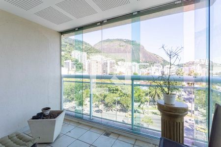 Varanda da Sala de apartamento à venda com 2 quartos, 173m² em Humaitá, Rio de Janeiro