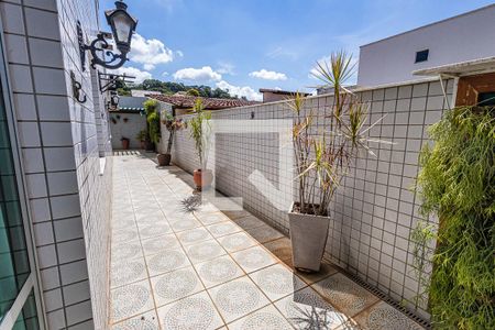 Varanda em "U" / espaço gourmet de apartamento à venda com 4 quartos, 288m² em São José, Belo Horizonte
