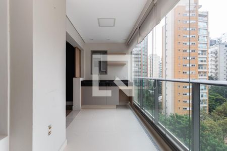 Varanda de apartamento à venda com 2 quartos, 75m² em Indianópolis, São Paulo