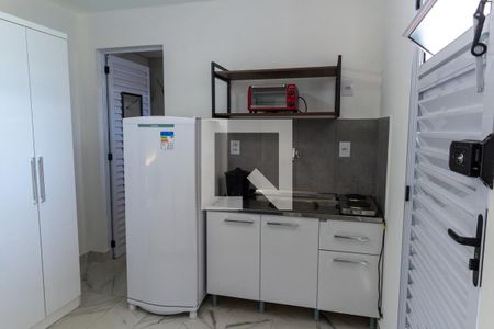 Studio - Cozinha de kitnet/studio para alugar com 1 quarto, 15m² em Barra Funda, São Paulo