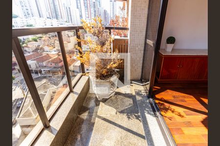 Varanda de apartamento à venda com 3 quartos, 135m² em Vila Regente Feijó, São Paulo