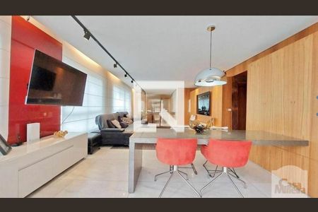 sala de apartamento à venda com 4 quartos, 168m² em Serra, Belo Horizonte