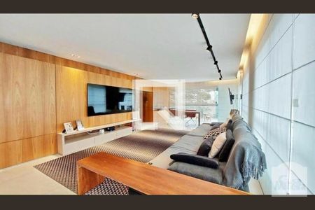 Sala de apartamento à venda com 4 quartos, 168m² em Serra, Belo Horizonte