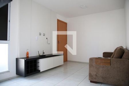 Sala de apartamento para alugar com 2 quartos, 48m² em Moinho dos Ventos, Goiânia