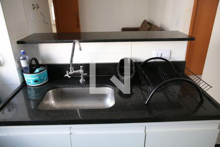 Cozinha de apartamento para alugar com 2 quartos, 48m² em Moinho dos Ventos, Goiânia