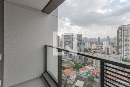 Varanda de kitnet/studio para alugar com 1 quarto, 25m² em Jardim das Acácias, São Paulo