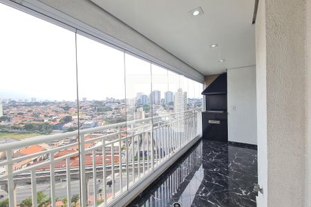 Varanda da Sala de apartamento à venda com 2 quartos, 77m² em Vila Prudente, São Paulo