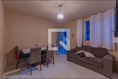 Sala de apartamento à venda com 2 quartos, 55m² em Vila Jardim Leblon, Belo Horizonte