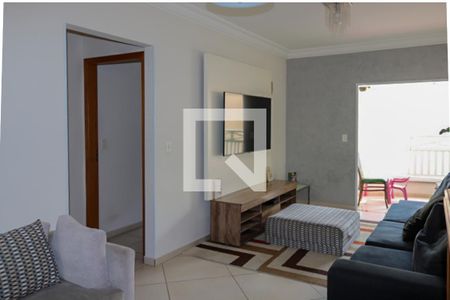 Sala de apartamento para alugar com 3 quartos, 91m² em Santa Maria, São Caetano do Sul