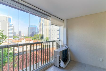 Varanda da Sala de apartamento à venda com 2 quartos, 63m² em Vila Gertrudes, São Paulo