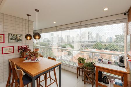 Varanda da Sala de apartamento à venda com 3 quartos, 116m² em Itaim Bibi, São Paulo