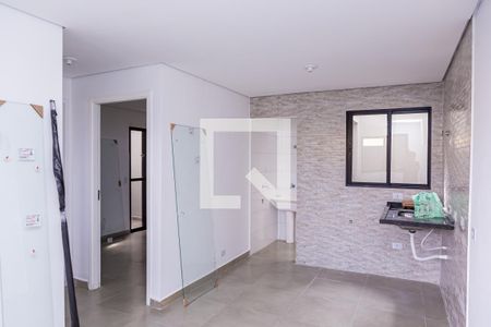 Sala e Cozinha de apartamento para alugar com 2 quartos, 42m² em Parque Boturussu, São Paulo