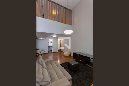 Sala de apartamento para alugar com 1 quarto, 76m² em Belvedere, Belo Horizonte