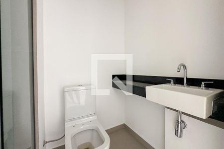 Banheiro de kitnet/studio à venda com 1 quarto, 18m² em Perdizes, São Paulo