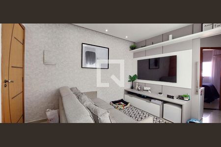 Sala de apartamento à venda com 2 quartos, 80m² em Jardim Las Vegas, Santo André