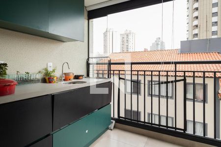 Sacada  de apartamento à venda com 2 quartos, 55m² em Centro, São Bernardo do Campo
