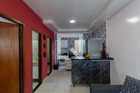 Sala e Cozinha Integrada de apartamento para alugar com 2 quartos, 47m² em Itaquera, São Paulo