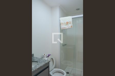 Banheiro de kitnet/studio para alugar com 1 quarto, 37m² em Jardim do Mar, São Bernardo do Campo