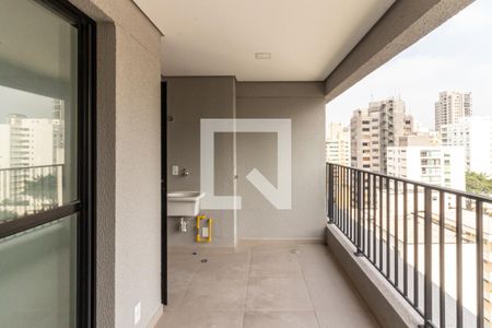 Varanda de apartamento à venda com 2 quartos, 61m² em Vila Buarque, São Paulo