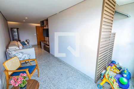 Sala de apartamento à venda com 3 quartos, 91m² em Castelo, Belo Horizonte