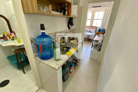 Cozinha de kitnet/studio à venda com 1 quarto, 26m² em Centro, Rio de Janeiro