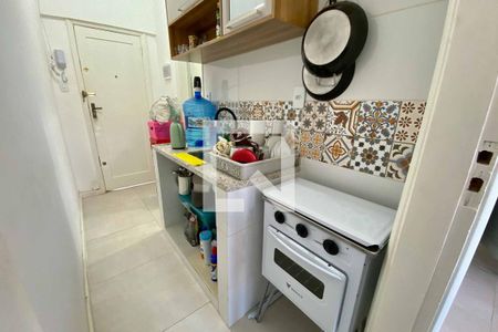 Cozinha de kitnet/studio à venda com 1 quarto, 26m² em Centro, Rio de Janeiro