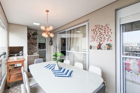 Varanda de apartamento à venda com 3 quartos, 118m² em Baeta Neves, São Bernardo do Campo