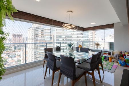 Varanda de apartamento à venda com 3 quartos, 133m² em Vila Gertrudes, São Paulo