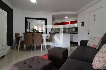 Sala de apartamento à venda com 3 quartos, 82m² em Vila Assunção, Santo André