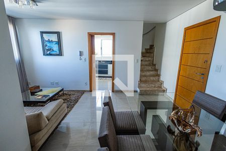 Sala de apartamento à venda com 4 quartos, 180m² em Dona Clara, Belo Horizonte