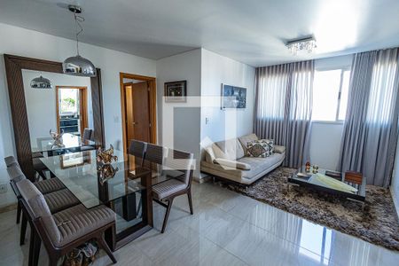 Sala de apartamento à venda com 4 quartos, 180m² em Dona Clara, Belo Horizonte