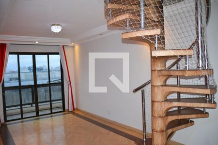 Sala de apartamento para alugar com 3 quartos, 214m² em Osvaldo Cruz, São Caetano do Sul