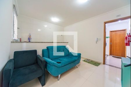 Sala de apartamento à venda com 2 quartos, 41m² em Vila Guaraciaba, Santo André