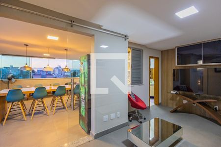 Sala 2 de apartamento à venda com 3 quartos, 150m² em Santa Branca, Belo Horizonte
