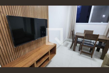 Detalhe Sala de apartamento para alugar com 2 quartos, 40m² em Castelo, Santos