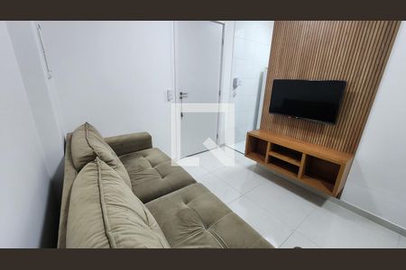 Detalhe Sala de apartamento para alugar com 2 quartos, 40m² em Castelo, Santos