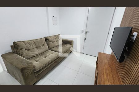 Detalhe Sala de apartamento para alugar com 2 quartos, 40m² em Castelo, Santos