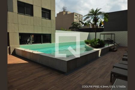 Área comum - Piscina de apartamento à venda com 1 quarto, 28m² em Pinheiros, São Paulo