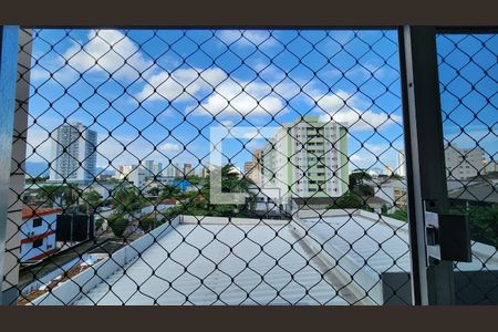 Vista da Sala de apartamento para alugar com 2 quartos, 90m² em Vila Matias, Santos