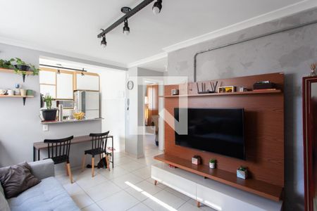 Sala de apartamento à venda com 2 quartos, 45m² em São João Batista, Belo Horizonte