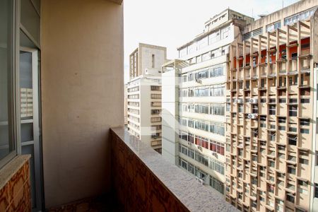 Varanda de apartamento à venda com 3 quartos, 110m² em Centro, Belo Horizonte