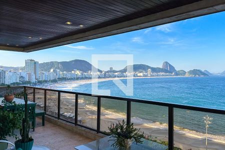 Sala - varanda de apartamento à venda com 6 quartos, 371m² em Copacabana, Rio de Janeiro