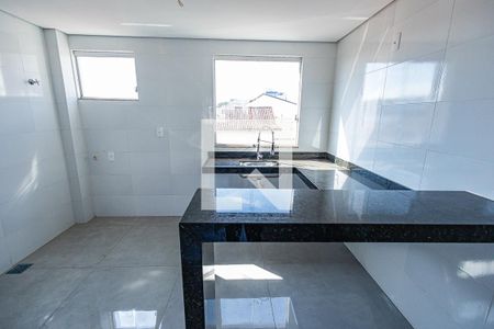 Cozinha de apartamento à venda com 3 quartos, 70m² em Dona Clara, Belo Horizonte