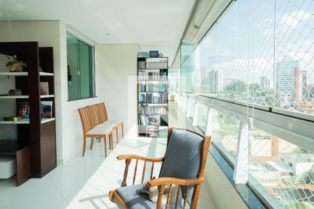 Sacada  de apartamento à venda com 3 quartos, 150m² em Jardim do Mar, São Bernardo do Campo