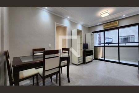 Sala de apartamento para alugar com 2 quartos, 69m² em Pompéia, Santos