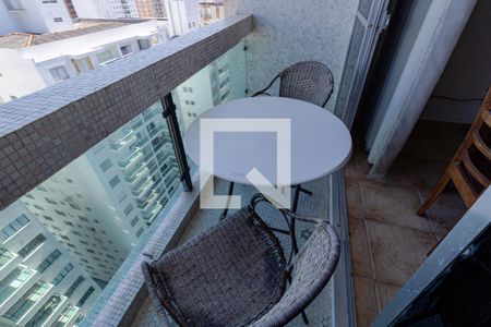 Varanda da Sala de apartamento para alugar com 3 quartos, 89m² em Pitangueiras, Guarujá