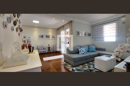 Sala de apartamento à venda com 2 quartos, 91m² em Vila Pires, Santo André